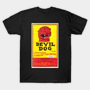 VINTAGE FIRECRACKER DEVIL DOG MADE IN CHINA T-Shirt